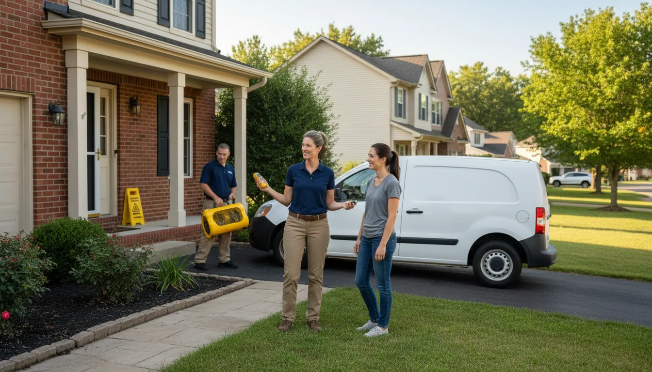 Residential water damage restoration in Weslaco, TX